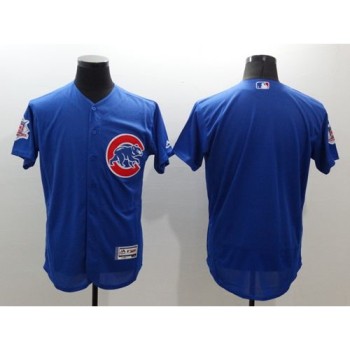 Cubs Blank Blue Flexbase Authentic Collection Stitched MLB Jersey Cubs Blank Blue Flexbase Authentic Collection Stitched MLB Jersey