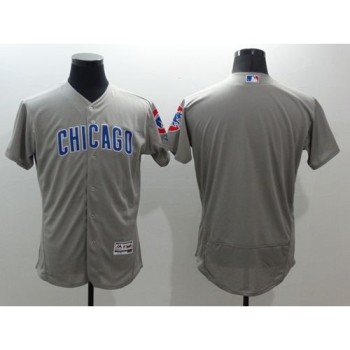 Cubs Blank Grey Flexbase Authentic Collection Road Stitched MLB Jersey Cubs Blank Grey Flexbase Authentic Collection Road Stitched MLB Jersey