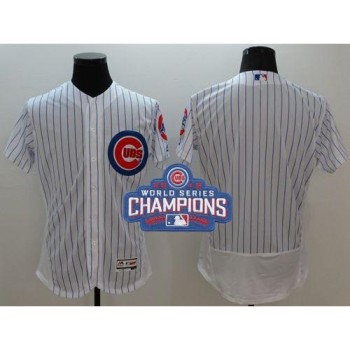 Cubs Blank White Flexbase Authentic Collection 2016 World Series Champions Stitched MLB Jersey Cubs Blank White Flexbase Authentic Collection 2016 World Series Champions Stitched MLB Jersey