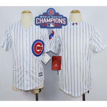 Cubs Blank White Home 2016 World Series Champions Stitched Youth MLB Jersey Cubs Blank White Home 2016 World Series Champions Stitched Youth MLB Jersey