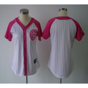 Cubs Blank White/Pink Women's Splash Fashion Stitched MLB Jersey Cubs Blank White/Pink Women's Splash Fashion Stitched MLB Jersey