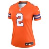 Women's Denver Broncos Patrick Surtain II Orange Mile High Collection 1977 Throwback Player Legend Jersey
