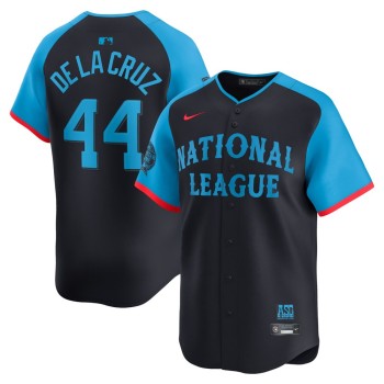 Men's National League Elly De La Cruz Navy 2024 MLB All-Star Game Limited Player Jersey Men's National League Elly De La Cruz Navy 2024 MLB All-Star Game Limited Player Jersey