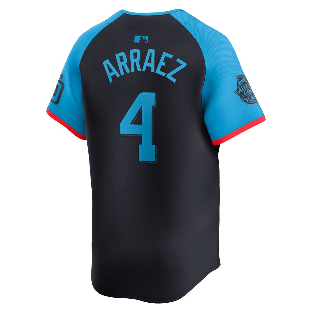 Men's National League Luis Arraez Navy 2024 MLB All-Star Game Limited Player Jersey Men's National League Luis Arraez Navy 2024 MLB All-Star Game Limited Player Jersey