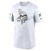 Men's Minnesota Vikings White 2024 Salute To Service Legend Performance T-Shirt