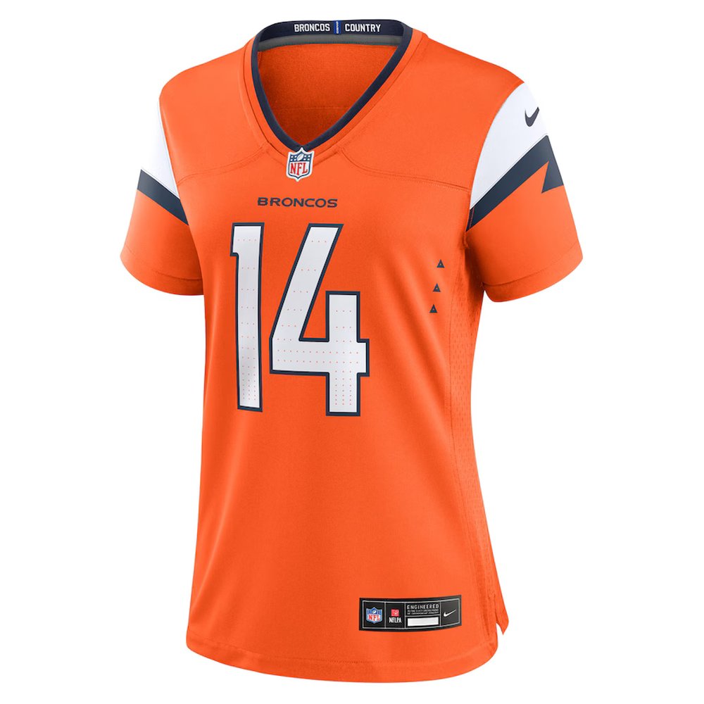 Women's Denver Broncos Courtland Sutton Orange Mile High Collection Game Jersey