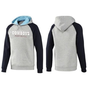Dallas Cowboys English Version Pullover Hoodie Grey & Blue Dallas Cowboys English Version Pullover Hoodie Grey & Blue