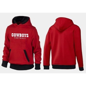 Dallas Cowboys English Version Pullover Hoodie Red & Black Dallas Cowboys English Version Pullover Hoodie Red & Black