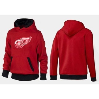 Detroit Red Wings Pullover Hoodie Red & Black Detroit Red Wings Pullover Hoodie Red & Black