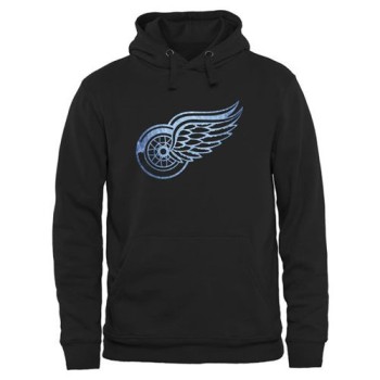 Detroit Red Wings Rinkside Pond Hockey Pullover Hoodie Black Detroit Red Wings Rinkside Pond Hockey Pullover Hoodie Black