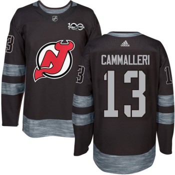 Devils #13 Mike Cammalleri Black 1917-2017 100th Anniversary Stitched NHL Jersey Devils #13 Mike Cammalleri Black 1917-2017 100th Anniversary Stitched NHL Jersey