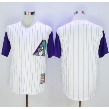 Diamondbacks Blank White Hall Of Fame Cool Base Stitched MLB Jersey