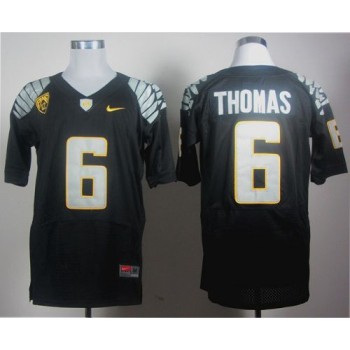 Ducks #6 De'Anthony Thomas Black Elite PAC-12 Patch Stitched NCAA Jersey Ducks #6 De'Anthony Thomas Black Elite PAC-12 Patch Stitched NCAA Jersey