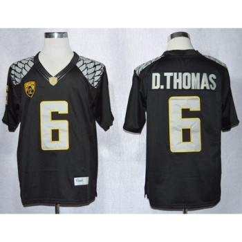 Ducks #6 De'Anthony Thomas Black Limited Stitched NCAA Jersey Ducks #6 De'Anthony Thomas Black Limited Stitched NCAA Jersey