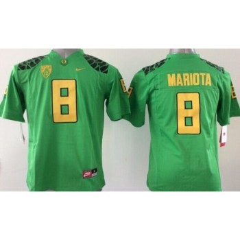 Ducks #8 Marcus Mariota Green Stitched Youth NCAA Jersey Ducks #8 Marcus Mariota Green Stitched Youth NCAA Jersey