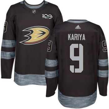 Ducks #9 Paul Kariya Black 1917-2017 100th Anniversary Stitched NHL Jersey Ducks #9 Paul Kariya Black 1917-2017 100th Anniversary Stitched NHL Jersey