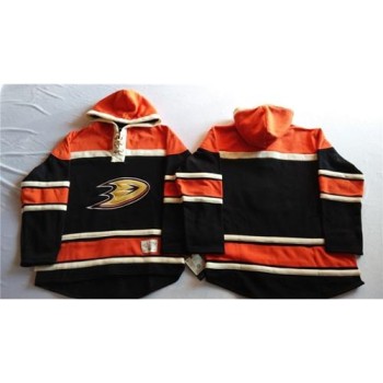 Ducks Blank Black Sawyer Hooded Sweatshirt Stitched NHL Jersey Ducks Blank Black Sawyer Hooded Sweatshirt Stitched NHL Jersey