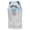 Youth Minnesota Timberwolves Anthony Edwards White 2024/25 Swingman Player Jersey - City Edition