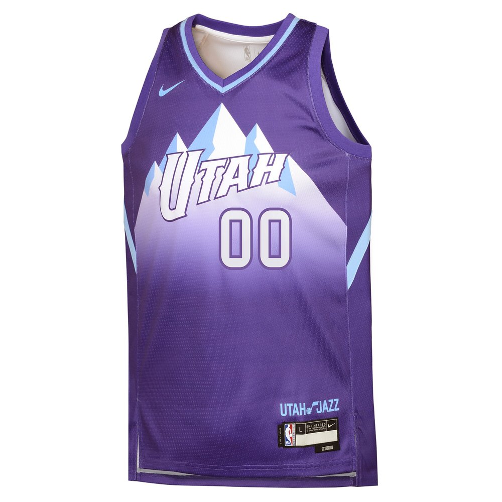 Youth Utah Jazz Jordan Clarkson Purple 2024/25 Swingman Player Jersey - City Edition