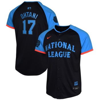 Youth National League #17 Shohei Ohtani Navy 2024 MLB All-Star Game Limited Player Jersey Youth National League #17 Shohei Ohtani Navy 2024 MLB All-Star Game Limited Player Jersey