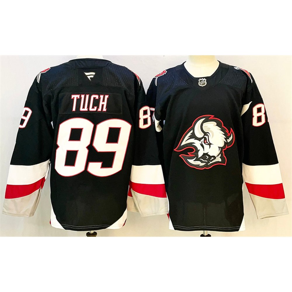 Youth Buffalo Sabres #89 Alex Tuch Black 2024-25 Alternate Stitched Hockey Jersey