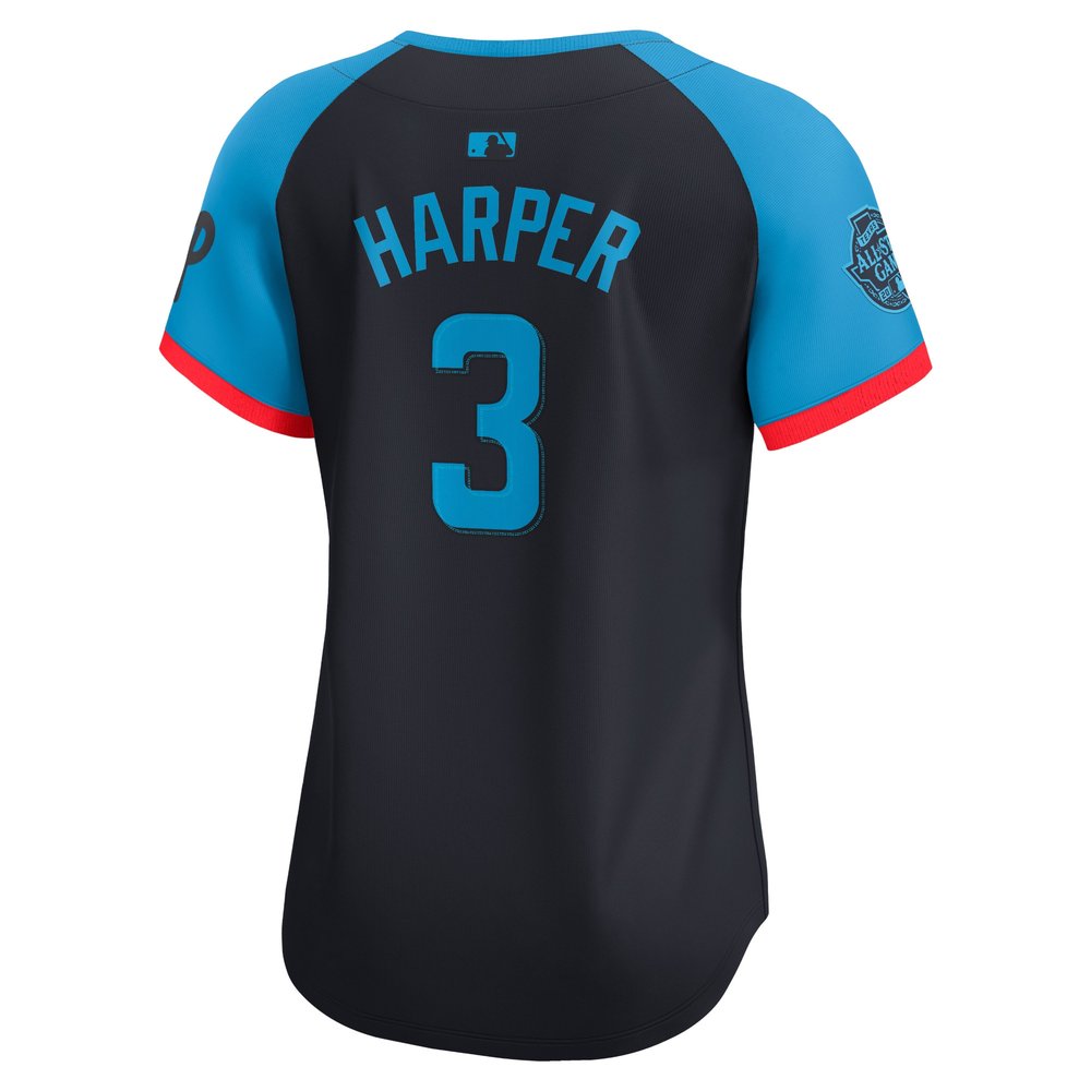Women's National League Bryce Harper Navy 2024 MLB All-Star Game Limited Player Jersey