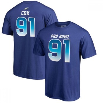 Eagles #91 letcher Cox AFC Pro Line 2018 NFL Pro Bowl Royal T-Shirt Eagles #91 letcher Cox AFC Pro Line 2018 NFL Pro Bowl Royal T-Shirt
