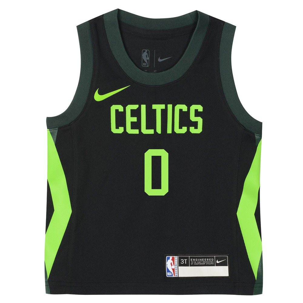 Toddler Boston Celtics Jayson Tatum Black 2024/25 Swingman Player Jersey - City Edition