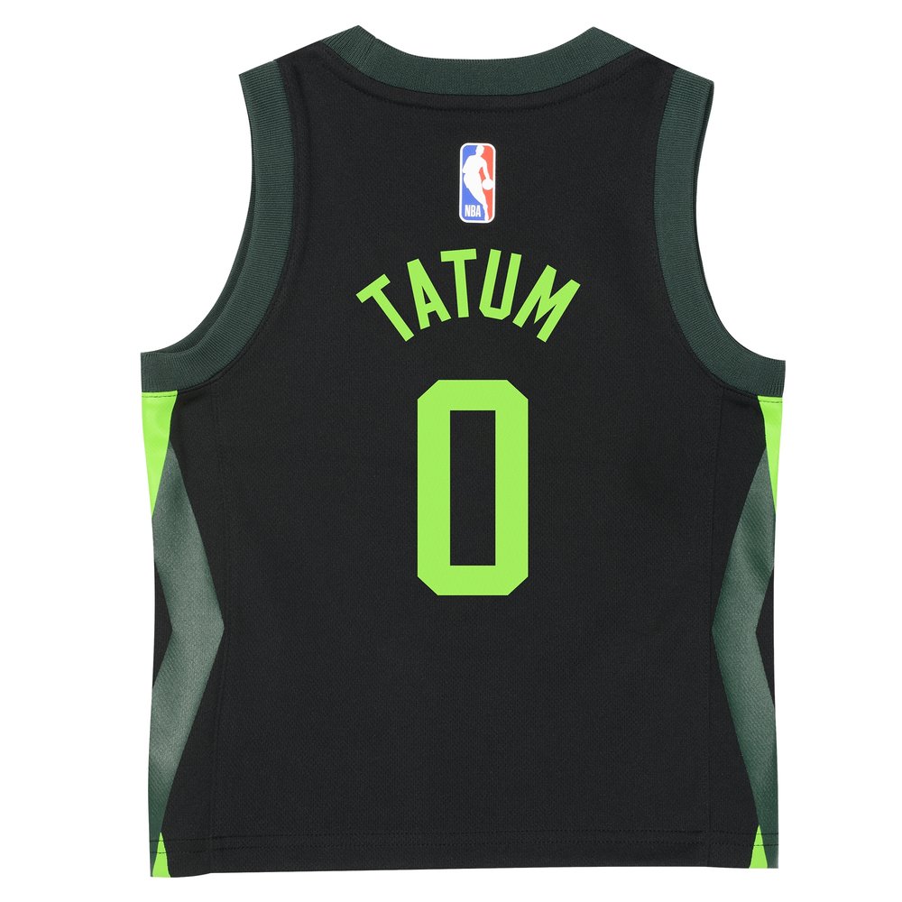Toddler Boston Celtics Jayson Tatum Black 2024/25 Swingman Player Jersey - City Edition