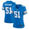 Women's Detroit Lions Ben Niemann  Blue Team Game Jersey