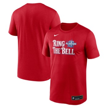 Men's 2026 MLB All-Star Game Nike Red Authentic Collection Ring The Bell Tri-Blend Dri-FIT T-Shirt
