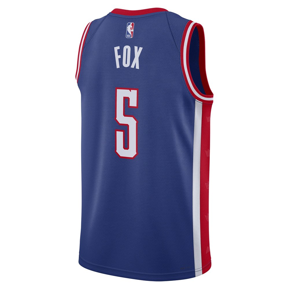 Unisex Sacramento Kings De'Aaron Fox Blue 2024/25 Swingman Player Jersey - City Edition Unisex Sacramento Kings De'Aaron Fox Blue 2024/25 Swingman Player Jersey - City Edition