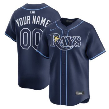 Men's Tampa Bay Rays Nike Navy Stitched Baseball Custom Jersey