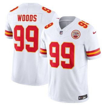 Men's Kansas City Chiefs #99 Peter Woods White 2026 NFL Draft Vapor F.U.S.E. Limited Jersey