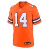 Men's Denver Broncos Courtland Sutton Orange Mile High Collection 1977 Throwback Player Game Jersey
