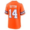Men's Denver Broncos Courtland Sutton Orange Mile High Collection 1977 Throwback Player Game Jersey