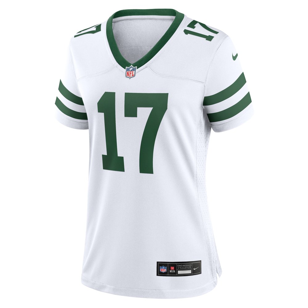 Women's New York Jets #17 Davante Adams Legacy White Game Jersey