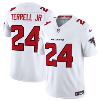 Men's Atlanta Falcons #24 A.J. Terrell White New F.U.S.E. Vapor Untouchable Limited Stitched Football Jersey