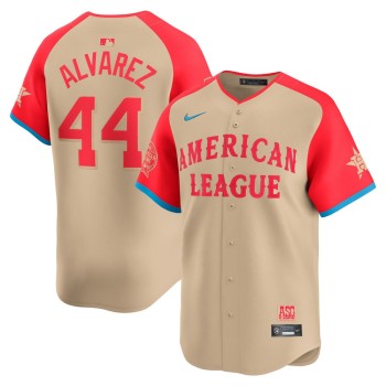 Men's American League Yordan Alvarez Cream 2024 MLB All-Star Game Limited Player Jersey Men's American League Yordan Alvarez Cream 2024 MLB All-Star Game Limited Player Jersey