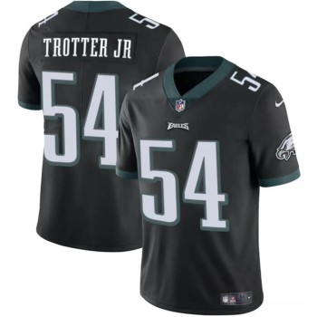 Youth Philadelphia Eagles #54 Jeremiah Trotter Jr Black 2024 Draft Vapor Untouchable Limited Stitched Football Jersey Youth Philadelphia Eagles #54 Jeremiah Trotter Jr Black 2024 Draft Vapor Untouchable Limited Stitched Football Jersey