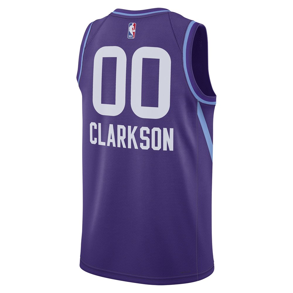 Unisex Utah Jazz Jordan Clarkson Purple 2024/25 Swingman Player Jersey - City Edition Unisex Utah Jazz Jordan Clarkson Purple 2024/25 Swingman Player Jersey - City Edition