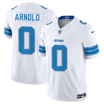 Men's Detroit Lions #0 Terrion Arnold White 2024 Draft F.U.S.E. Vapor Untouchable Limited Stitched Jersey Men's Detroit Lions #0 Terrion Arnold White 2024 Draft F.U.S.E. Vapor Untouchable Limited Stitched Jersey