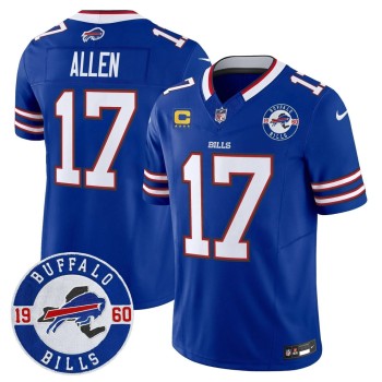 Youth Buffalo Bills #17 Josh Allen Royal Est. 1960 Patch Vapor F.U.S.E. Limited Jersey Youth Buffalo Bills #17 Josh Allen Royal Est. 1960 Patch Vapor F.U.S.E. Limited Jersey