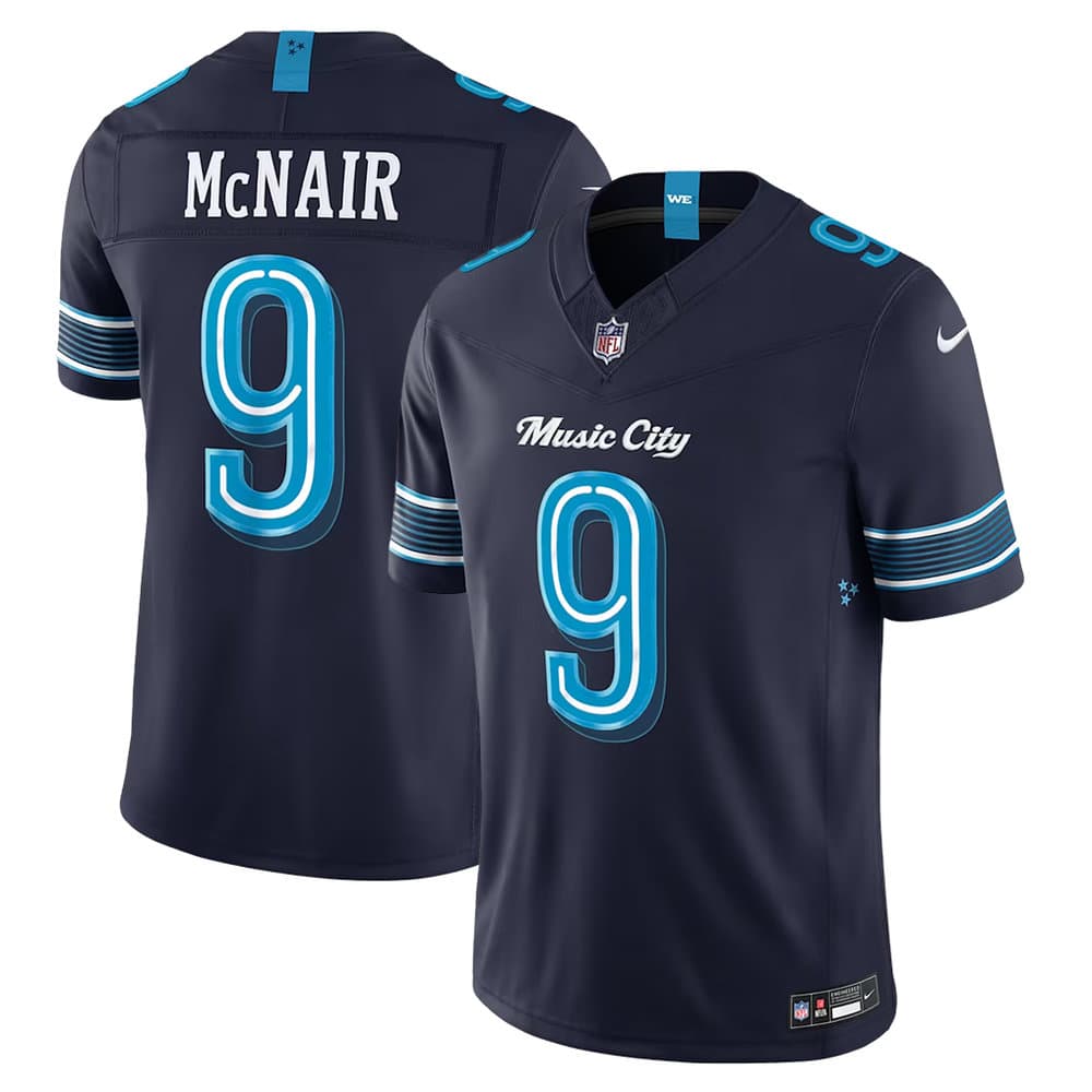 Youth Tennessee Titans #9 Steve McNair Navy 2026 Rivalries Collection Vapor F.U.S.E. Limited Jersey