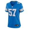 Women's Detroit Lions #57 Nate Lynn Blue Game Jersey