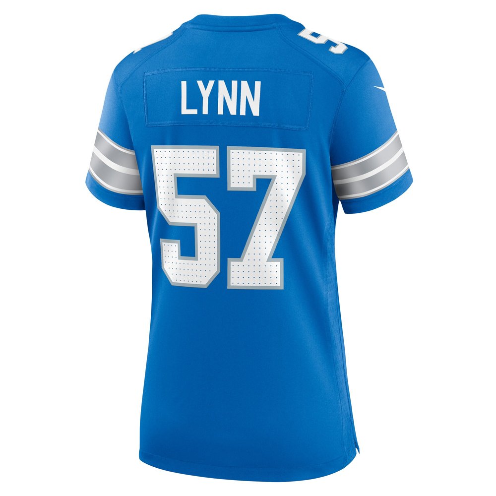 Women's Detroit Lions #57 Nate Lynn Blue Game Jersey