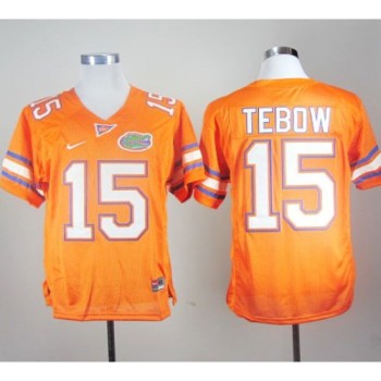 Gators #15 Tim Tebow Orange Stitched NCAA Jersey Gators #15 Tim Tebow Orange Stitched NCAA Jersey