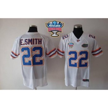 Gators #22 E.Smith White Allstate Sugar Bowl Stitched NCAA Jersey Gators #22 E.Smith White Allstate Sugar Bowl Stitched NCAA Jersey