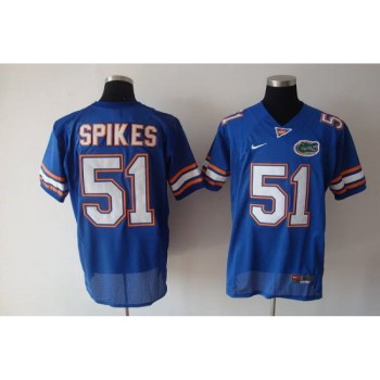 Gators #51 Brandon Spikes Blue Stitched NCAA Jersey Gators #51 Brandon Spikes Blue Stitched NCAA Jersey