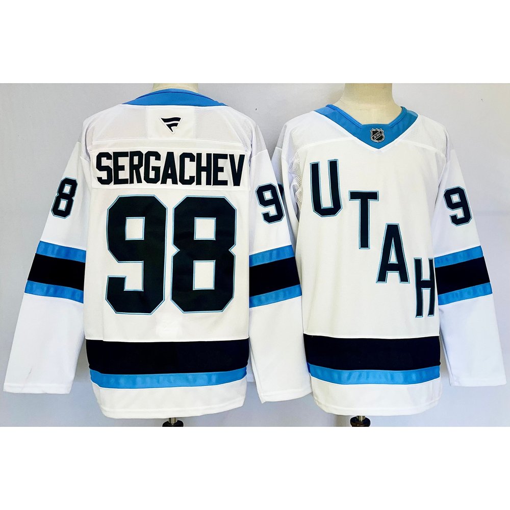 Youth Utah Mammoth #98 Mikhail Sergachev White 2024-25 Stitched Jersey Youth Utah Mammoth #98 Mikhail Sergachev White 2024-25 Stitched Jersey